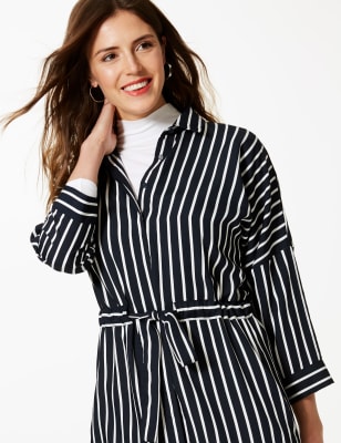 M&s on sale striped dress