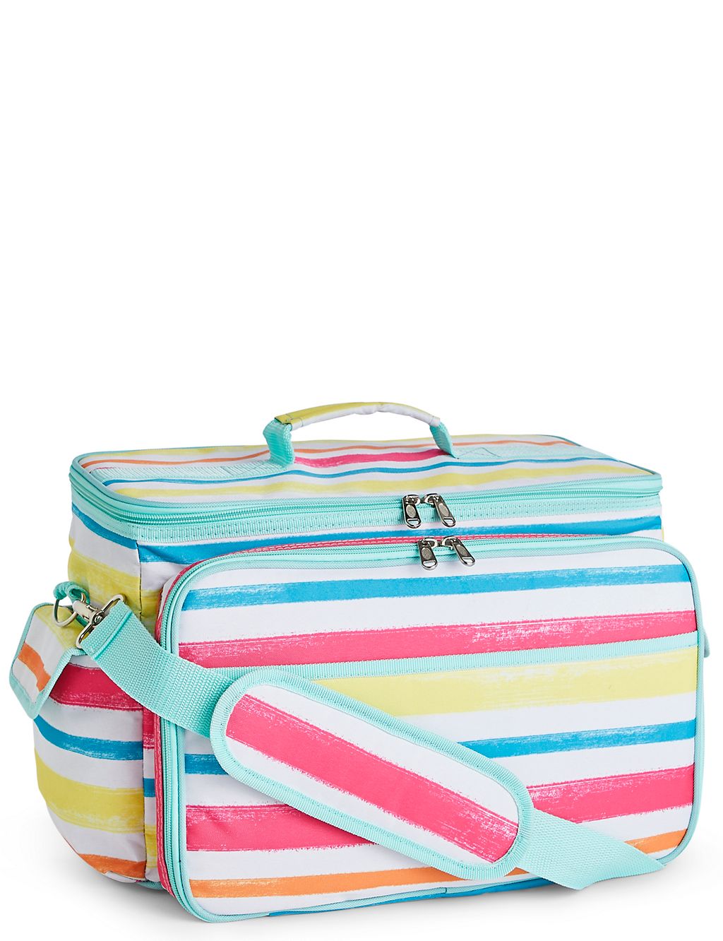 Striped 4 Person Family Cool Bag 1 of 4