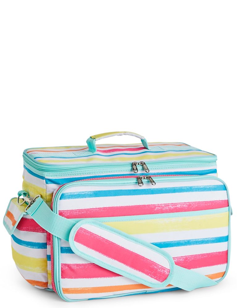 Striped 4 Person Family Cool Bag 2 of 4