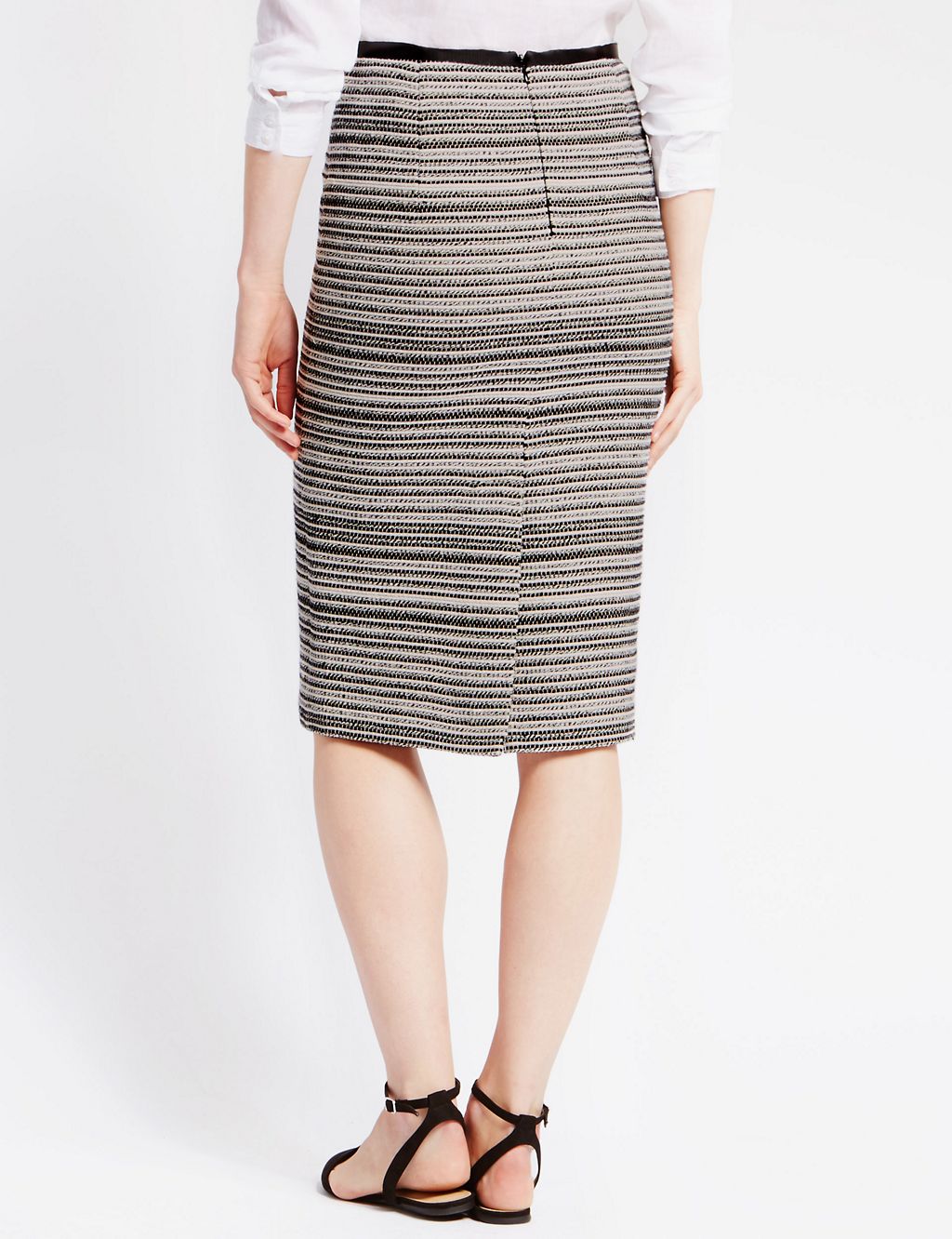 Striped A-Line Skirt 2 of 3