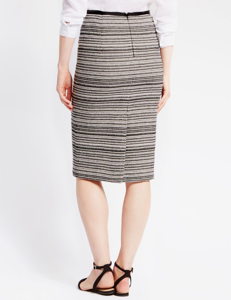 Striped A-Line Skirt 3 of 3