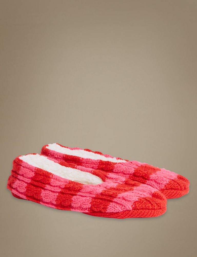 Striped Ballet Slipper Socks 2 of 5
