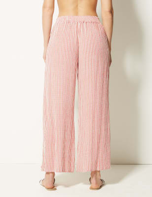 Striped on sale beach trousers