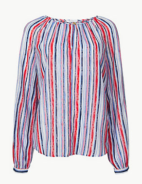 Striped Blouse Image 2 of 4
