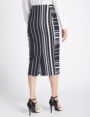 Bodycon skirt shop striped