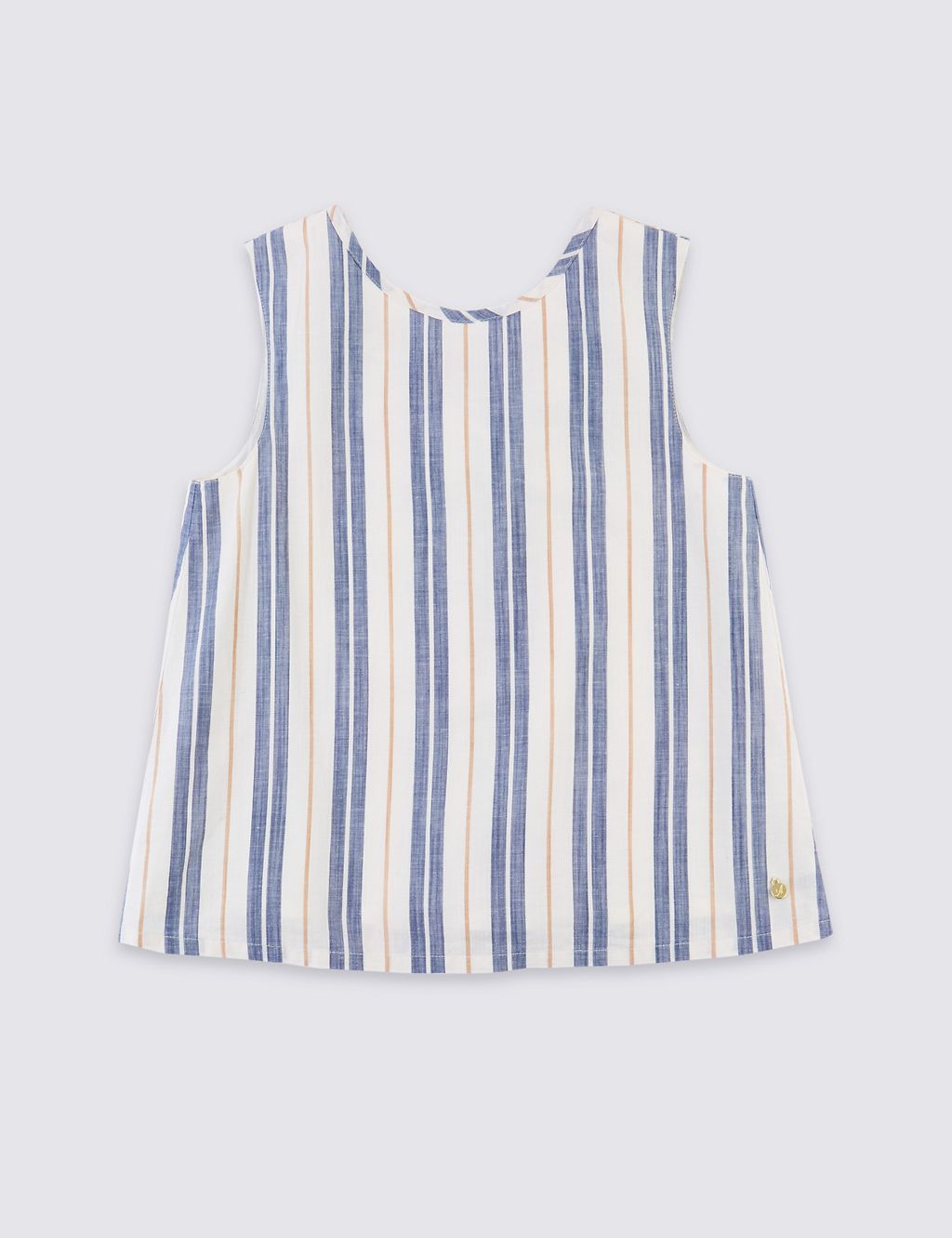 Striped Bow Back Top (3-16 Years) 1 of 4