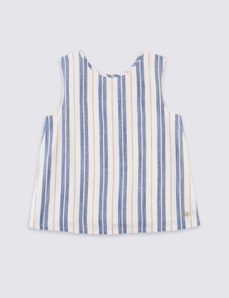 Striped Bow Back Top (3-16 Years) 2 of 4