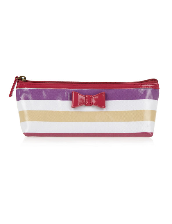 Striped Cosmetic Purse Image 1 of 2