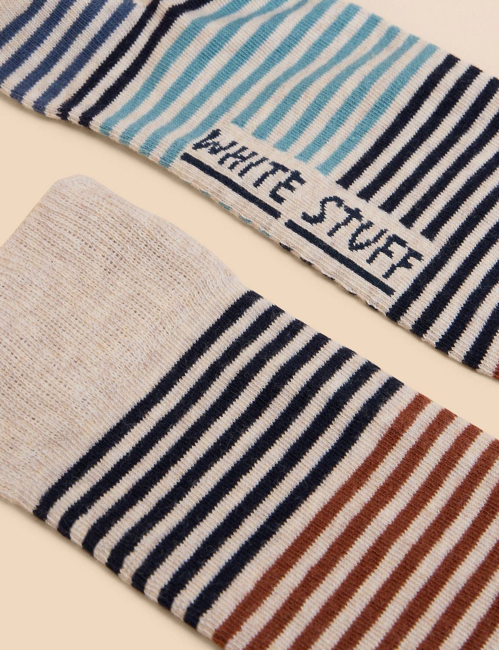 Striped Cotton Rich Socks 2 of 2