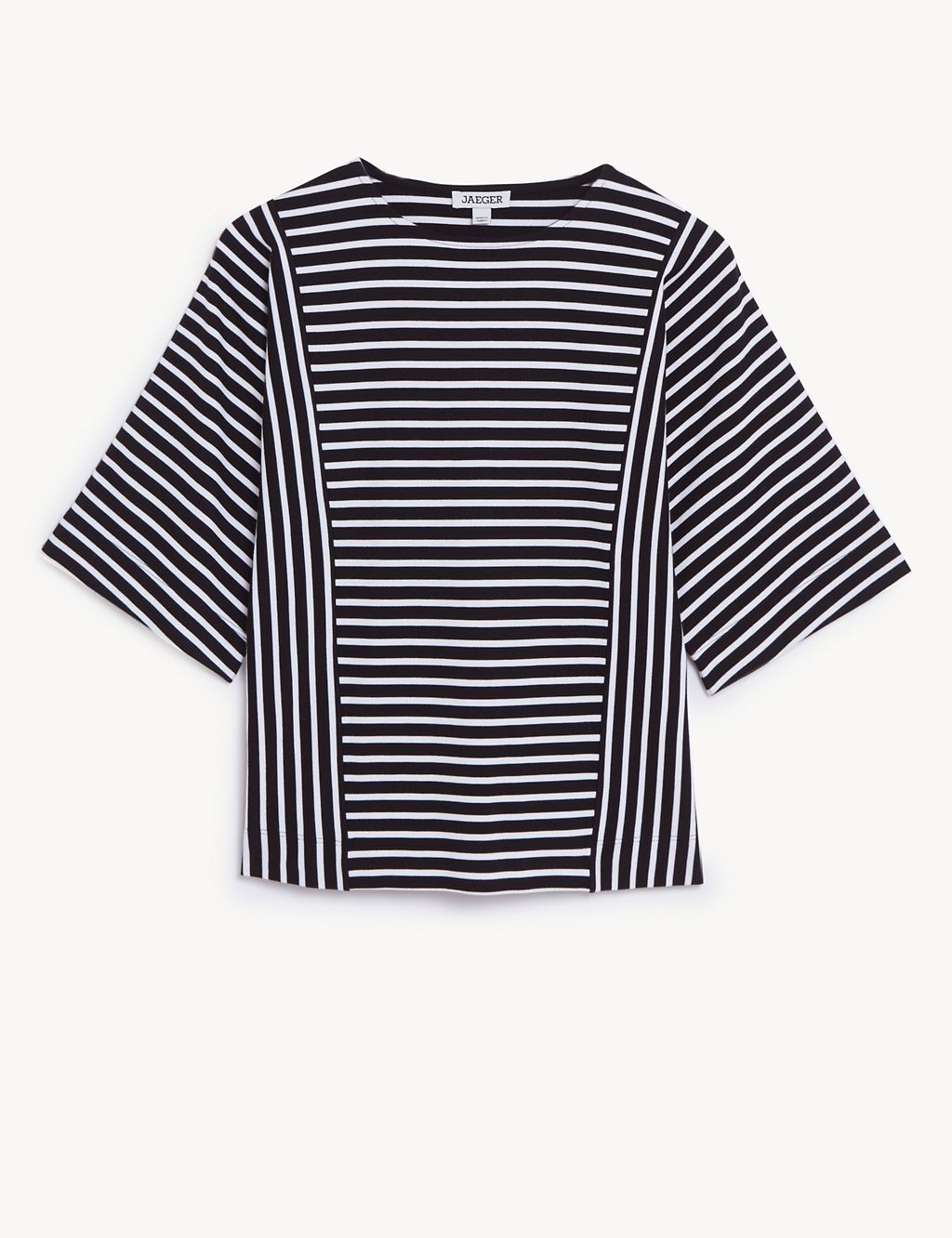 Striped Crew Neck Short Sleeve Top 1 of 6