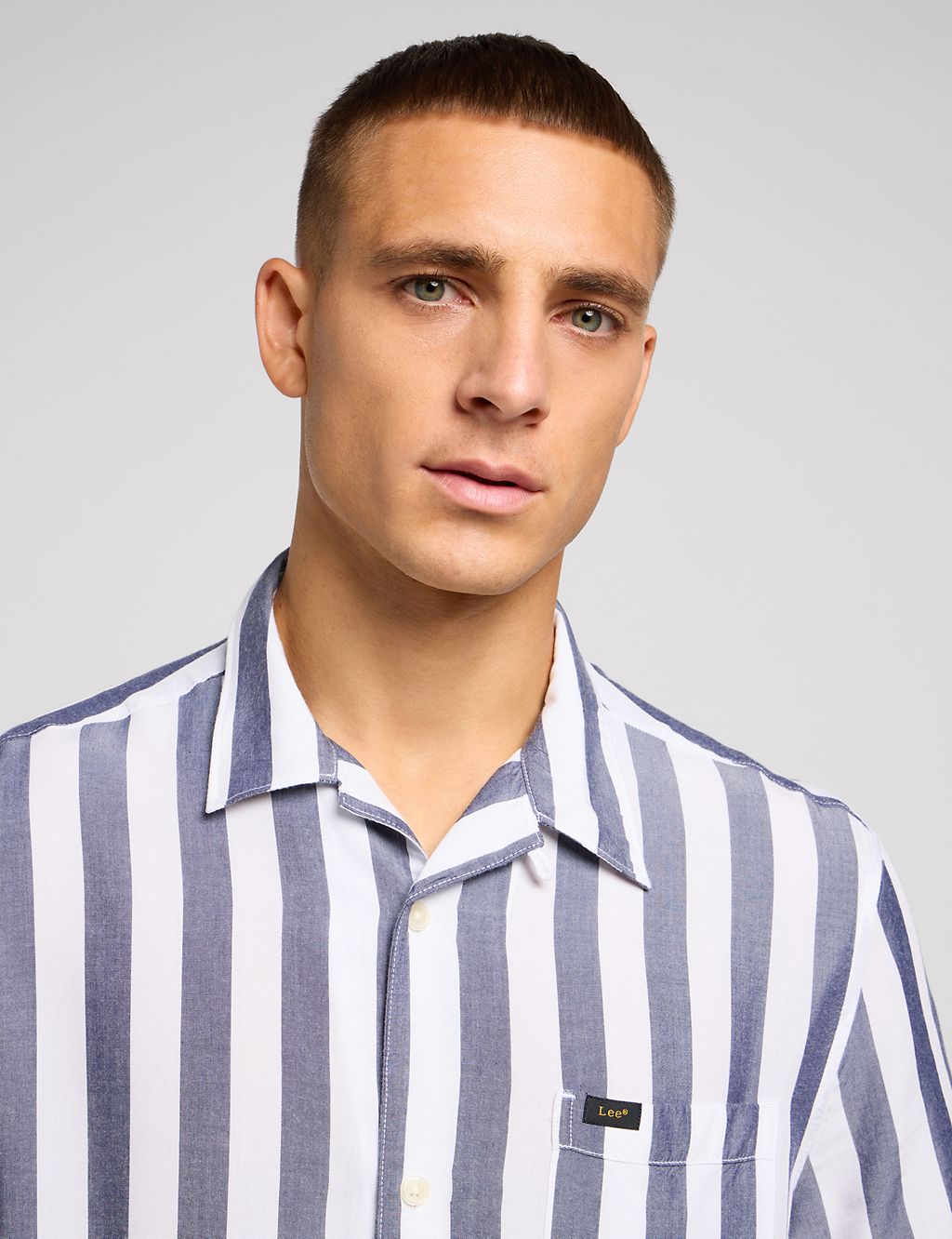 Striped Cuban Collar Shirt 6 of 6