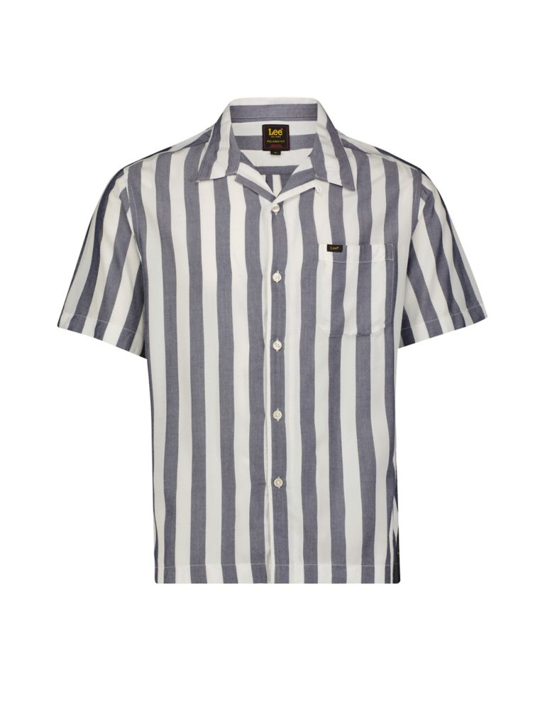 Striped Cuban Collar Shirt 2 of 6
