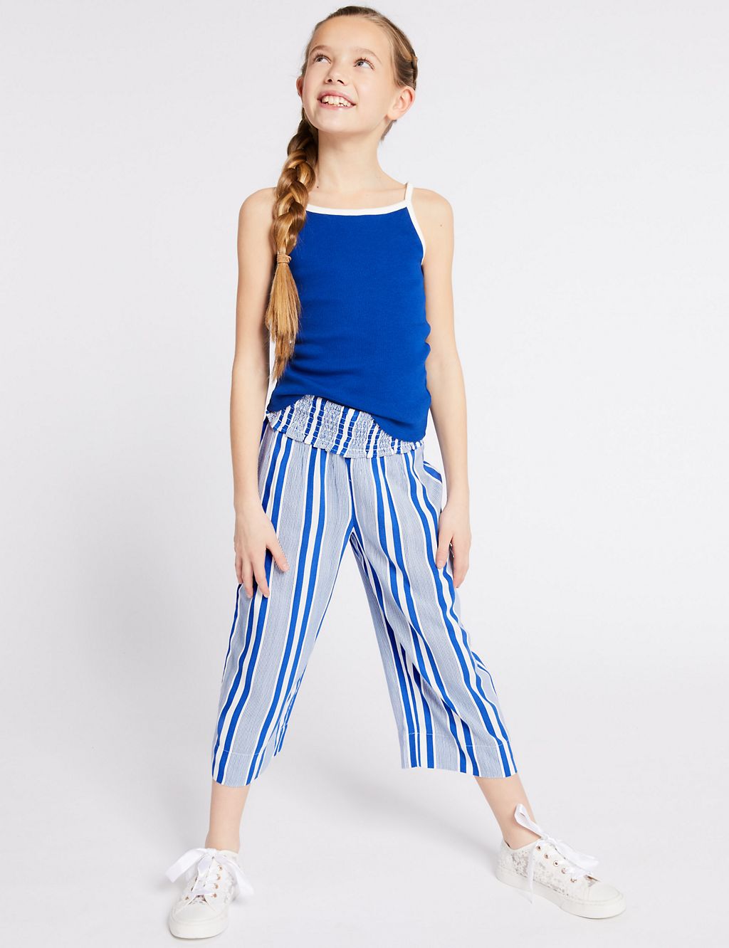 Striped Culottes (3-16 Years) 3 of 4
