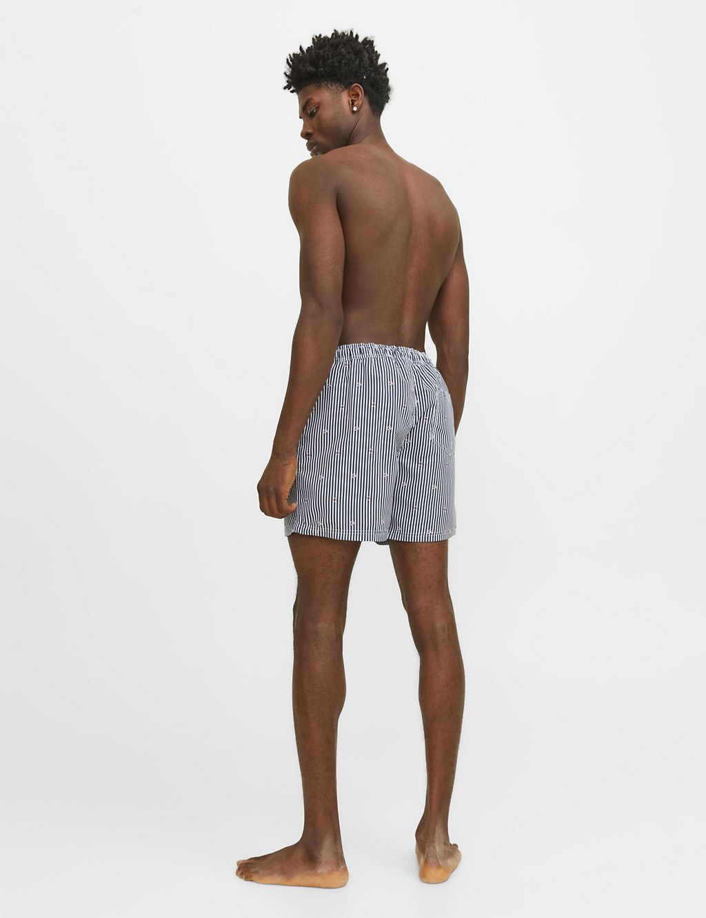 Striped Embroidered Swim Shorts 4 of 6