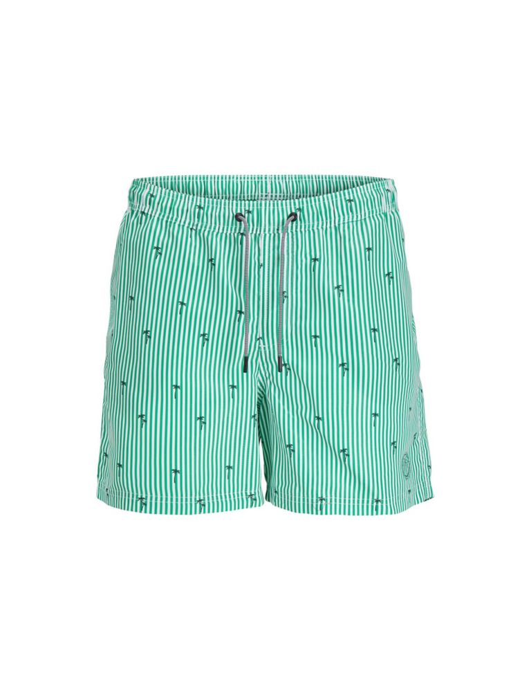 Striped Embroidered Swim Shorts 2 of 4