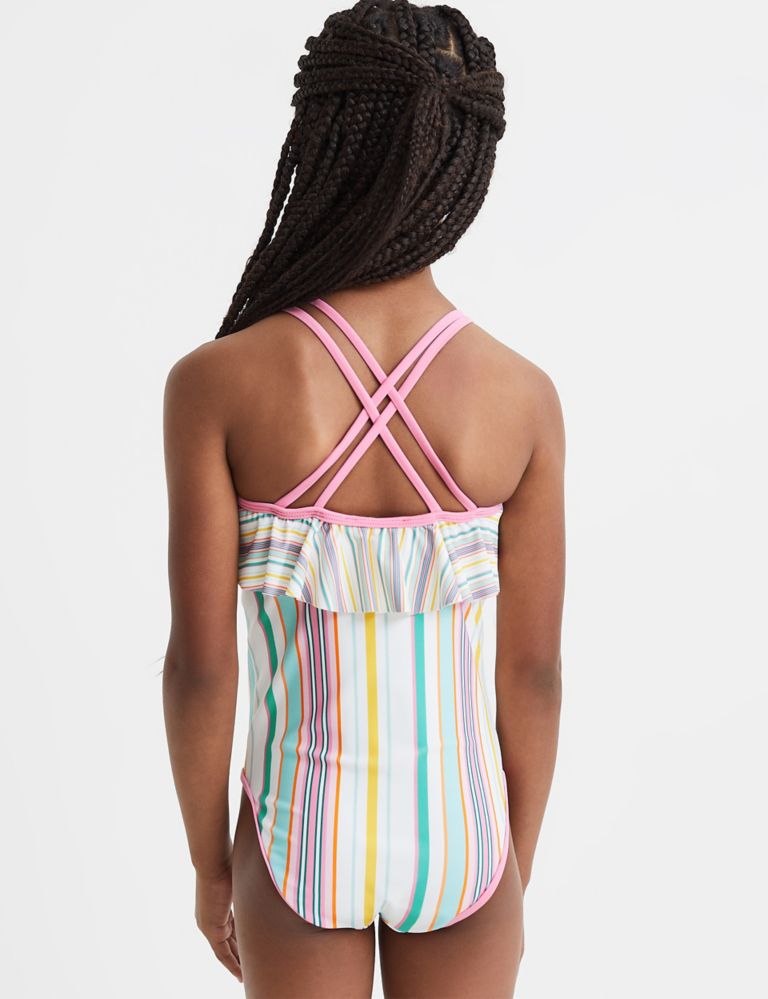 Striped Frill Swimsuit (4-13 Yrs) 4 of 5