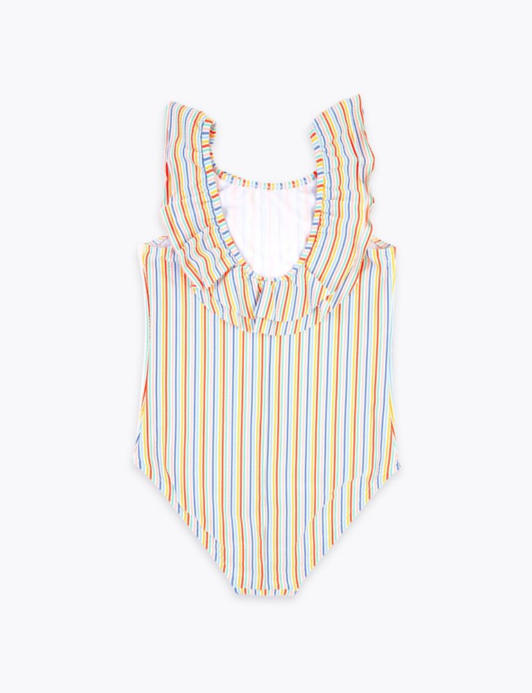 Striped Frill Swimsuit (6-16 Yrs) 3 of 3