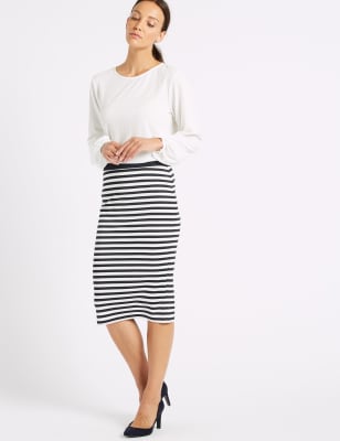 Striped jersey outlet skirt uk