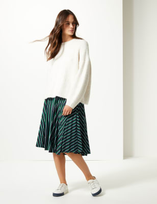 marks and spencer jersey skirt