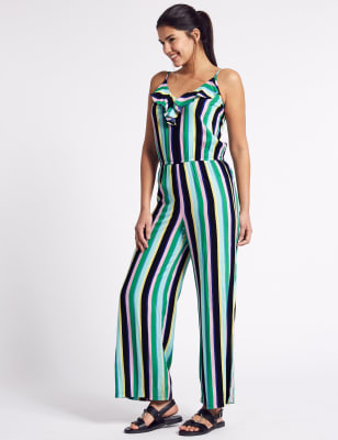 marks and spencer striped jumpsuit