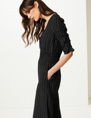 marks and spencer striped jumpsuit