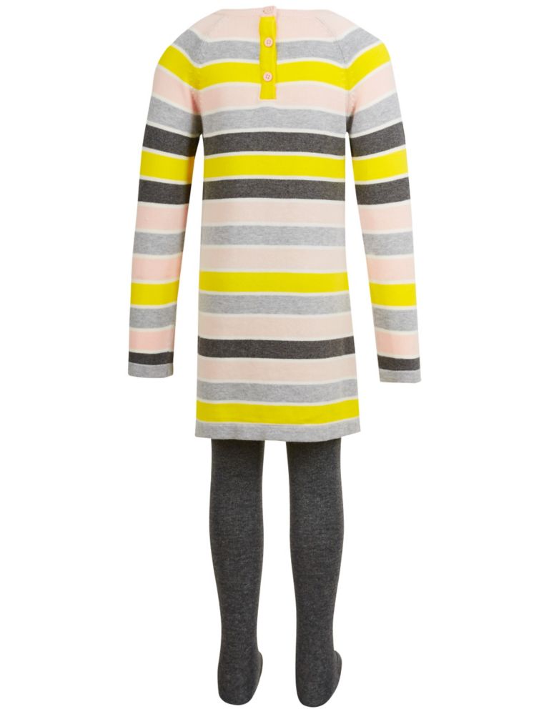 Striped Knit Dress with Tights (1-7 Years) 5 of 5