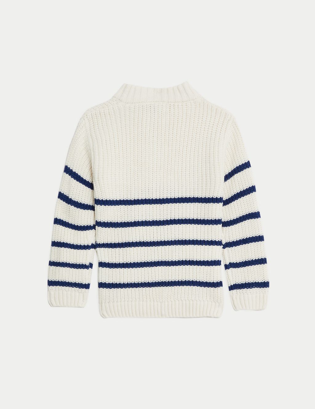 Striped Knitted Half Zip Jumper (0-3 Yrs) 1 of 3