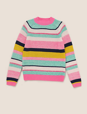 Striped Knitted Jumper Image 2 of 4