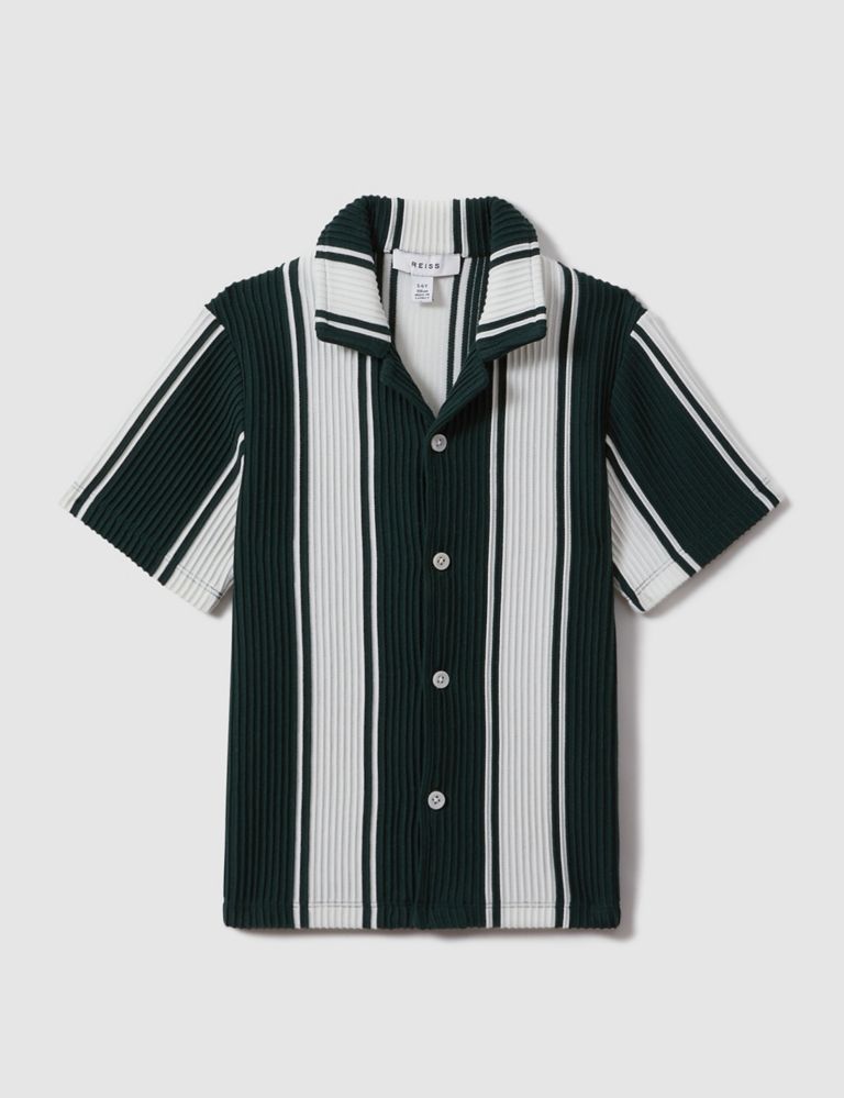 Striped Knitted Shirt (3-14 Yrs) 2 of 4