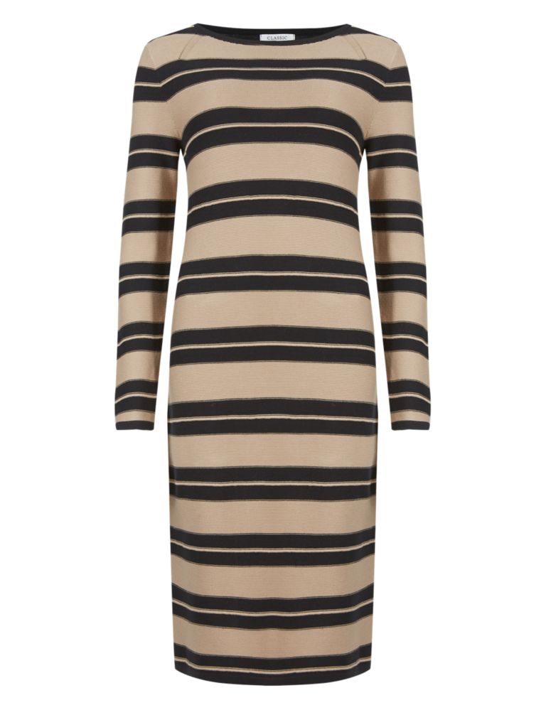Striped Knitted Tunic Dress 3 of 4
