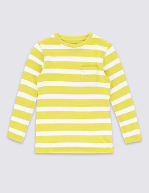 Striped Long Sleeve T-Shirt (3 Months - 5 Years) Image 2 of 3