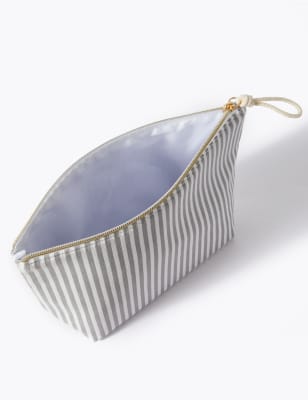 Striped Make-Up Bag Image 2 of 3