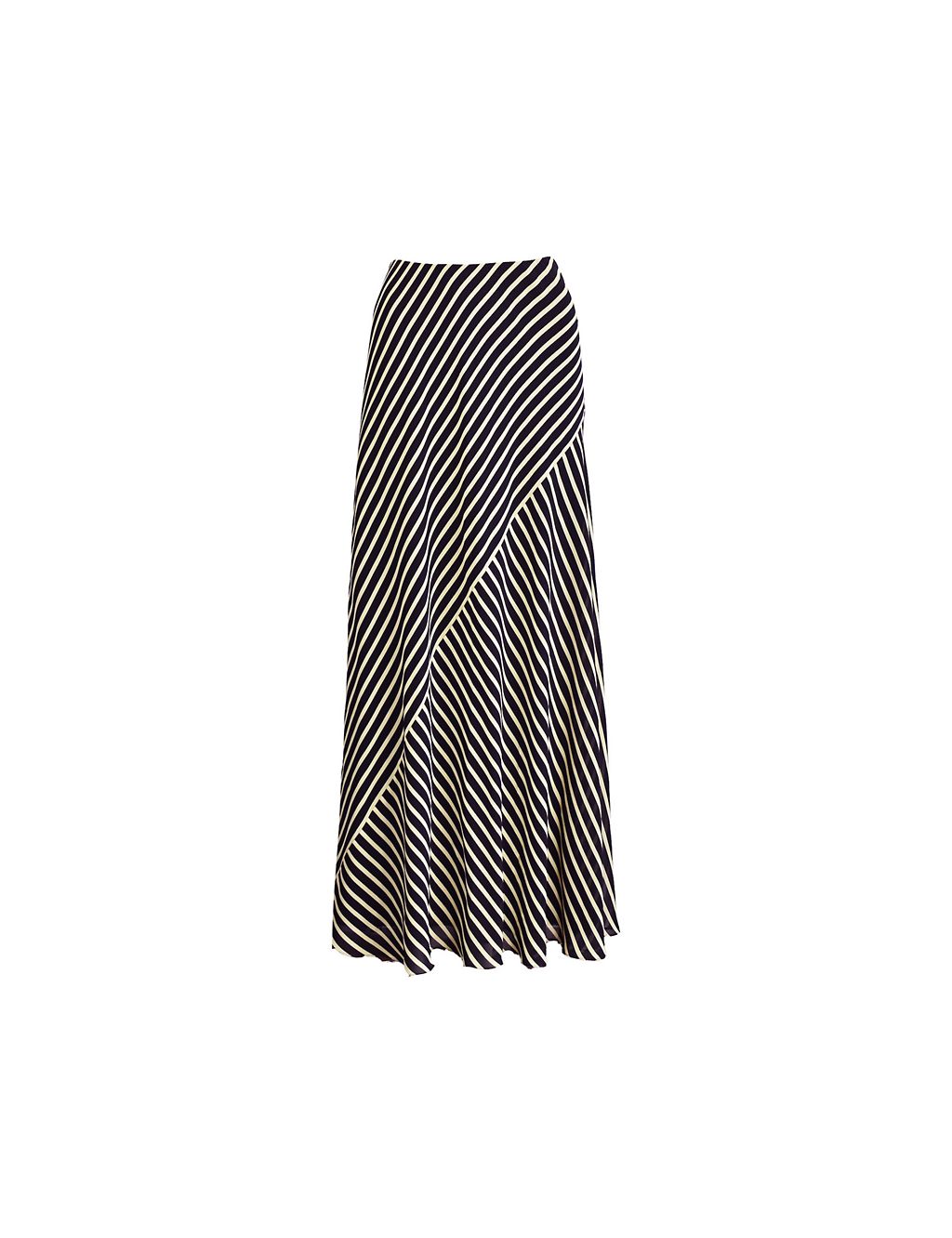 Striped Maxi Slip Skirt 1 of 4