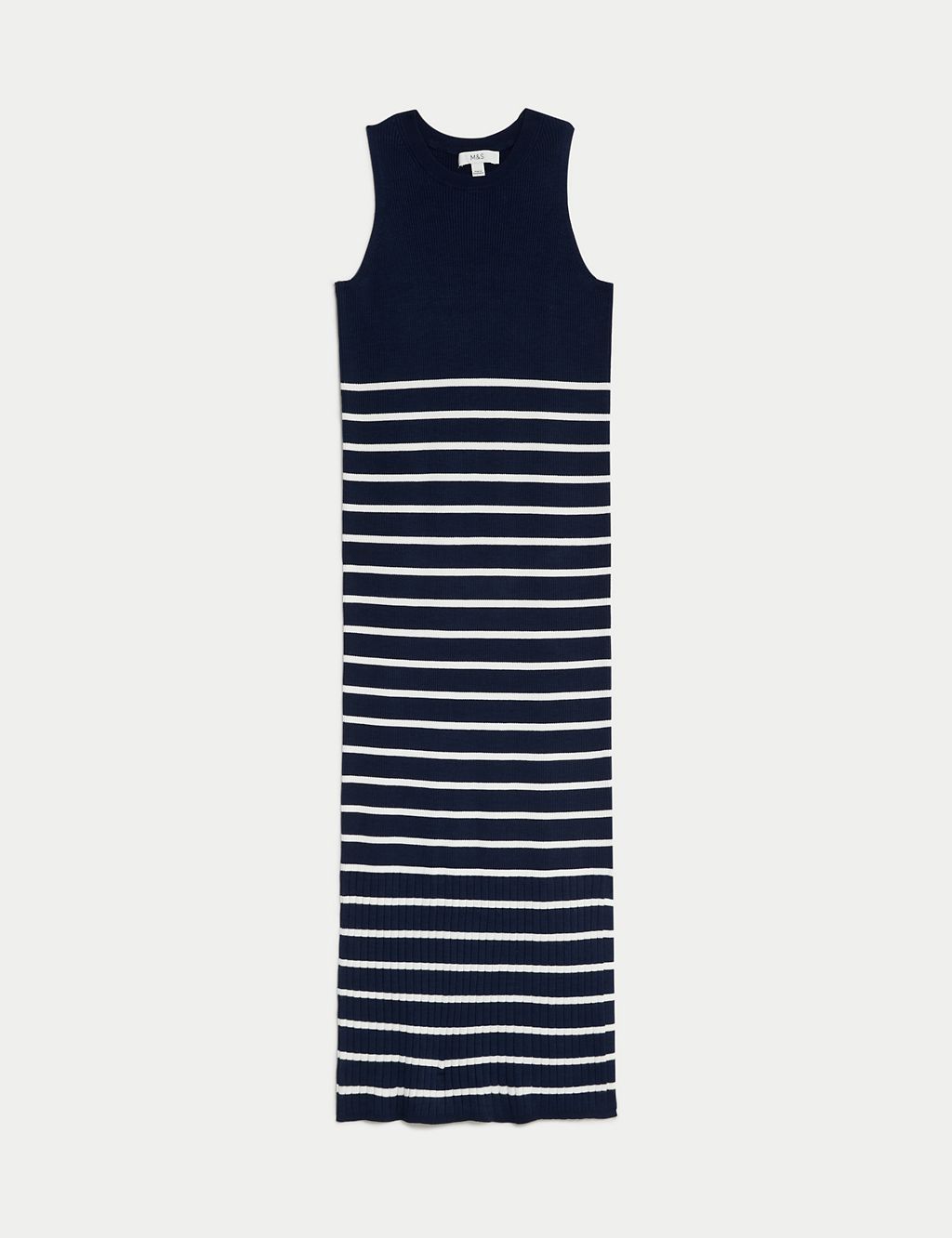 Striped Midi Knitted Dress 1 of 5