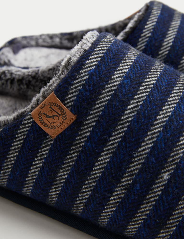 Striped slippers cheap