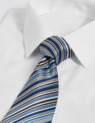 Striped Multi Colour Tie Image 2 of 3