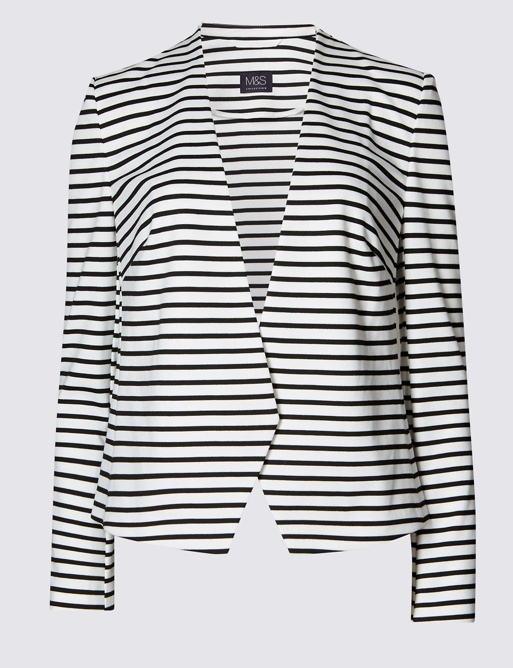 Striped Open Front Jacket 1 of 4