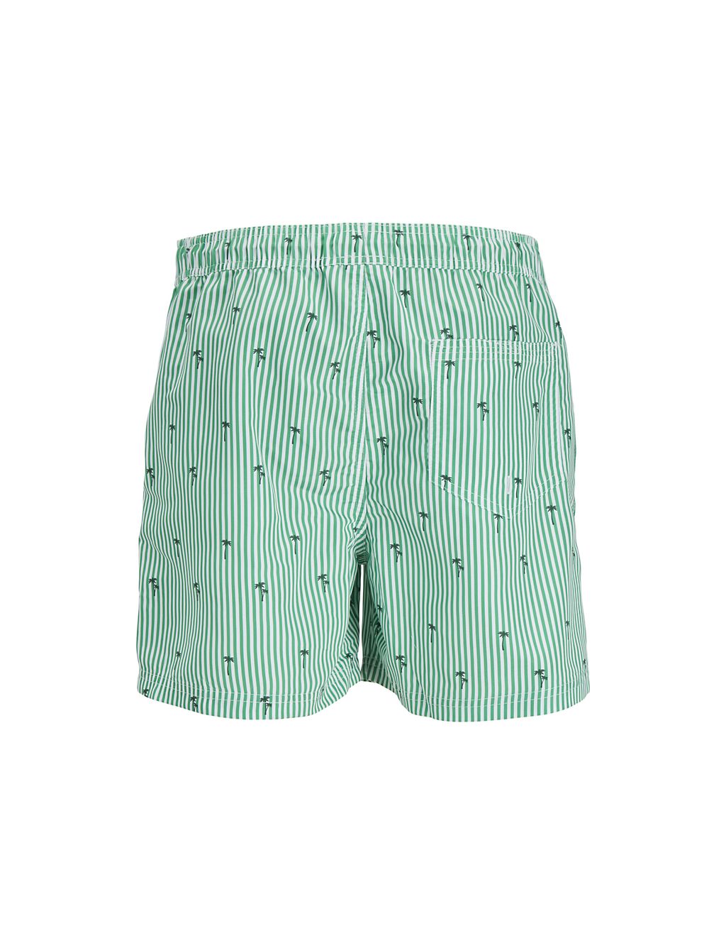 Striped Palm Print Swim Shorts (8-16 Yrs) 2 of 8