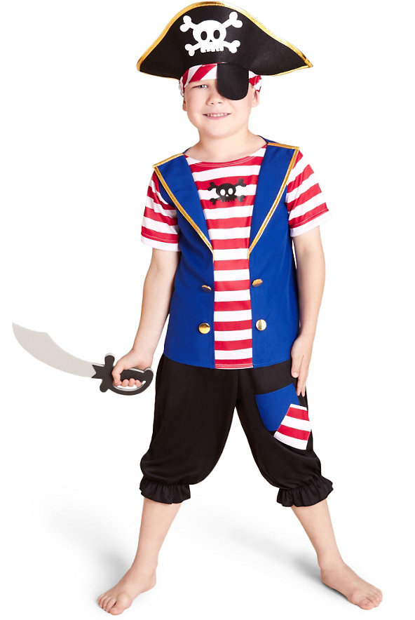 Striped Pirate Outfit Image 1 of 1
