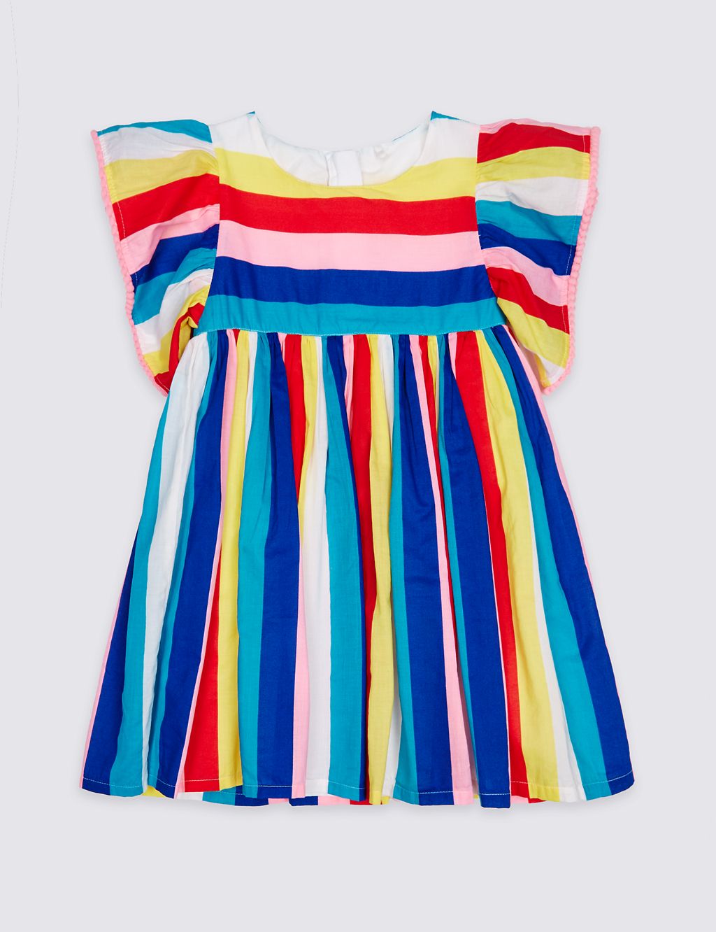 Striped Pure Cotton Dress (3 Months - 7 Years) 1 of 6