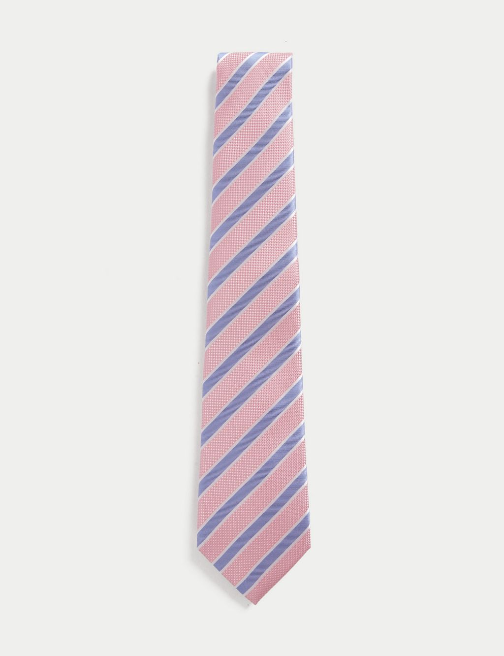 Striped Pure Silk Tie 1 of 2