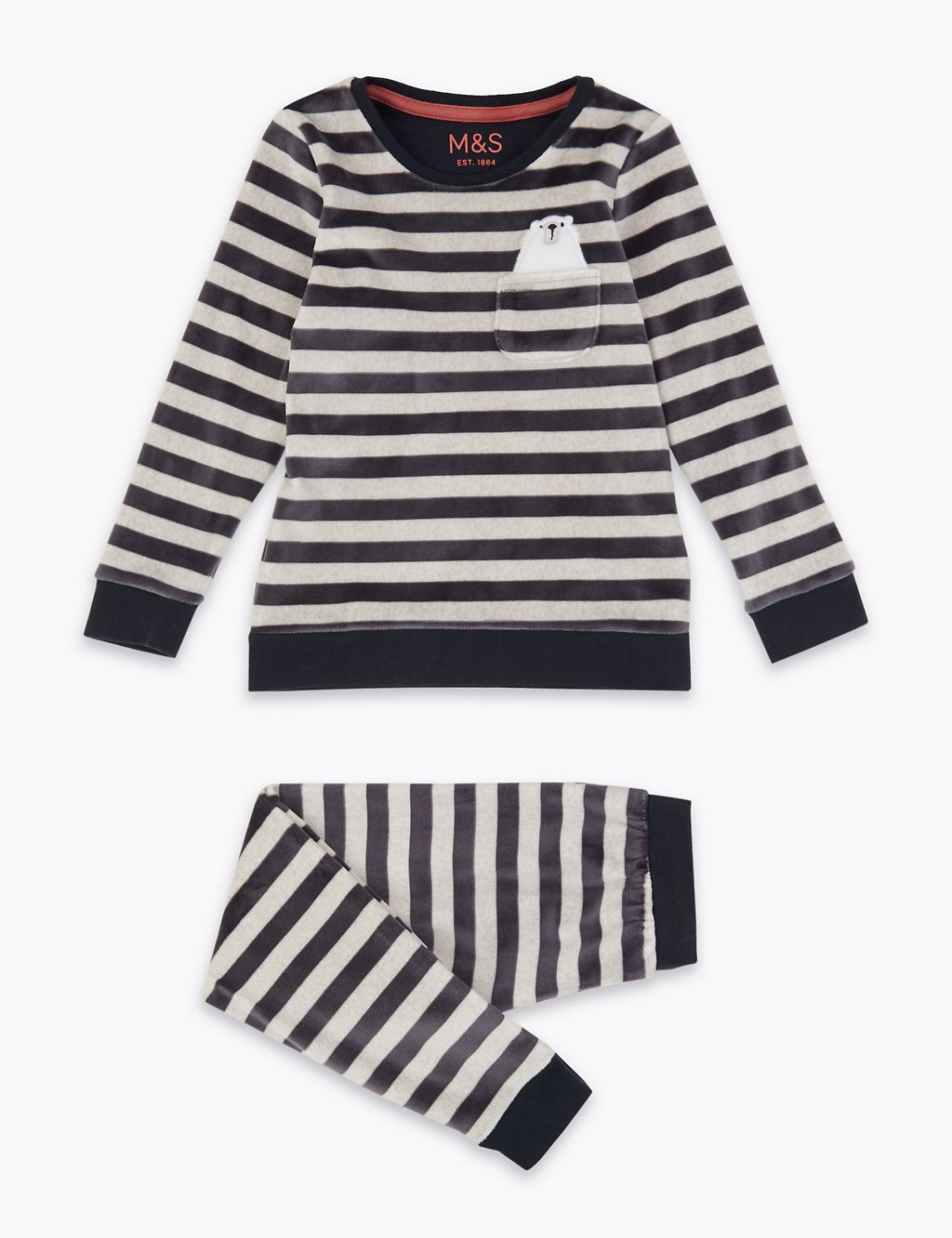 Striped Pyjama Set (1-7 Years) 1 of 4