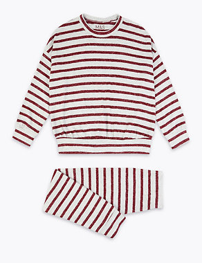 Striped Pyjama Set (3-16 Years) Image 2 of 4