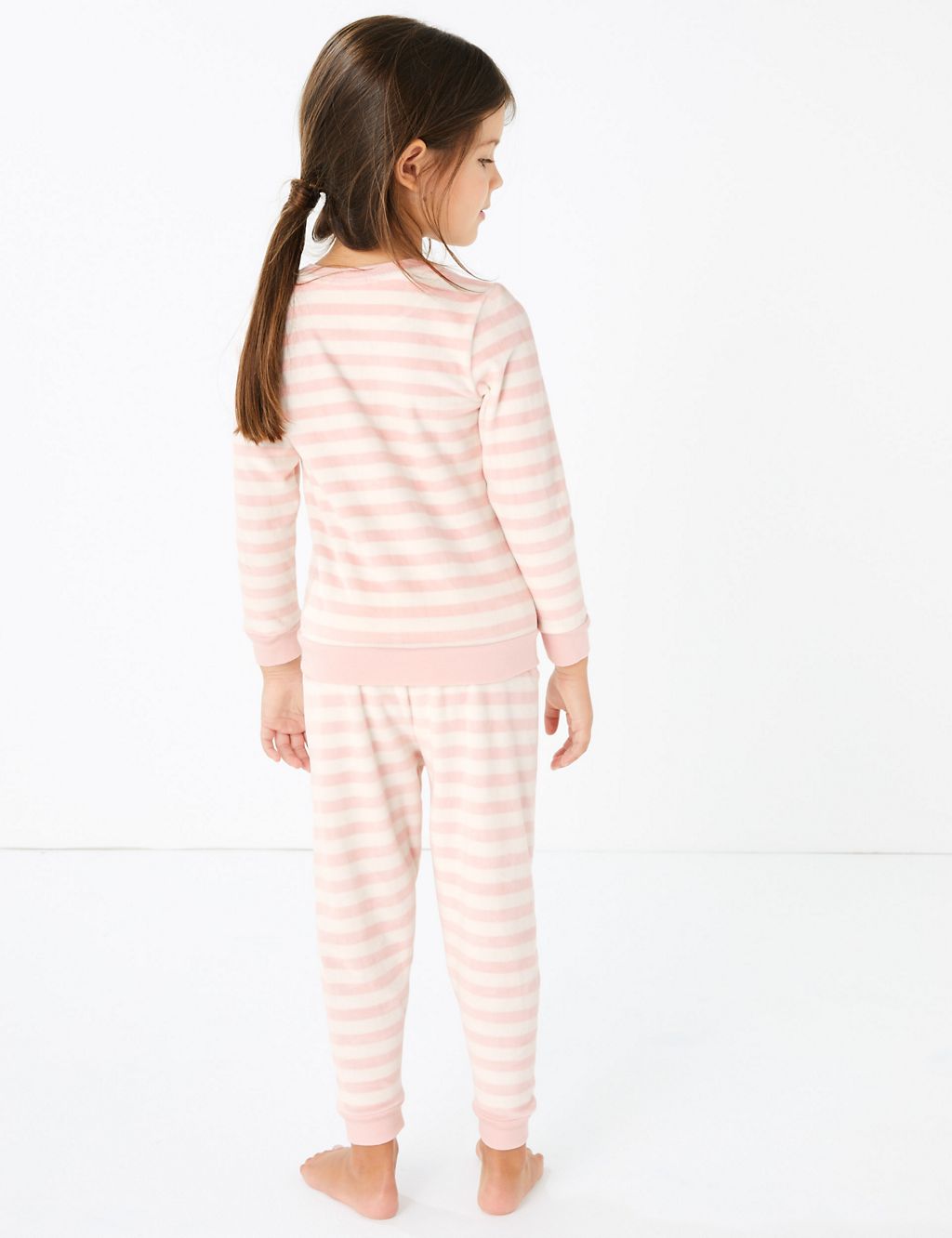 Striped Reindeer Print Pyjama Set (1-7 Years) 2 of 6