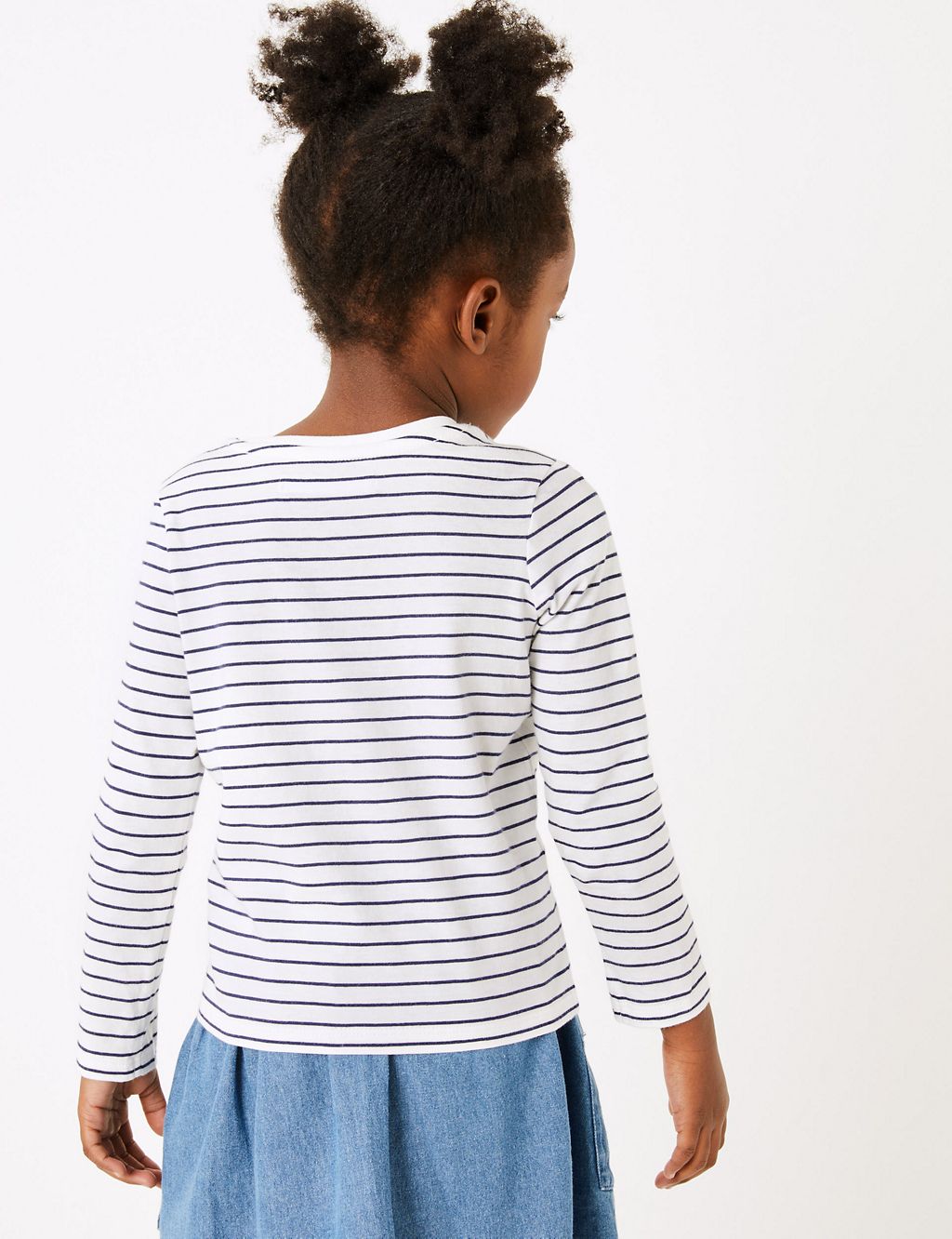 Striped Reversible Sequin Love Top (2-7 Yrs) 4 of 4