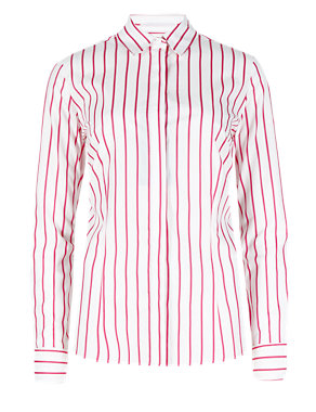 Striped Shirt with Silk Image 2 of 4
