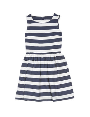Striped Skater Dress (5-14 Years) Image 2 of 3