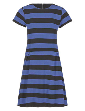 Striped Skater Dress (5-14 Years) Image 2 of 4