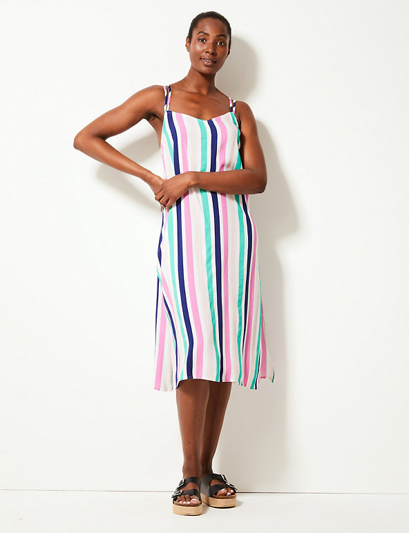 Striped Slip Beach Dress | M☀S ...