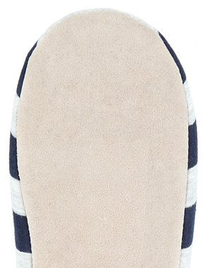 Striped Slip-on Slippers Image 2 of 4